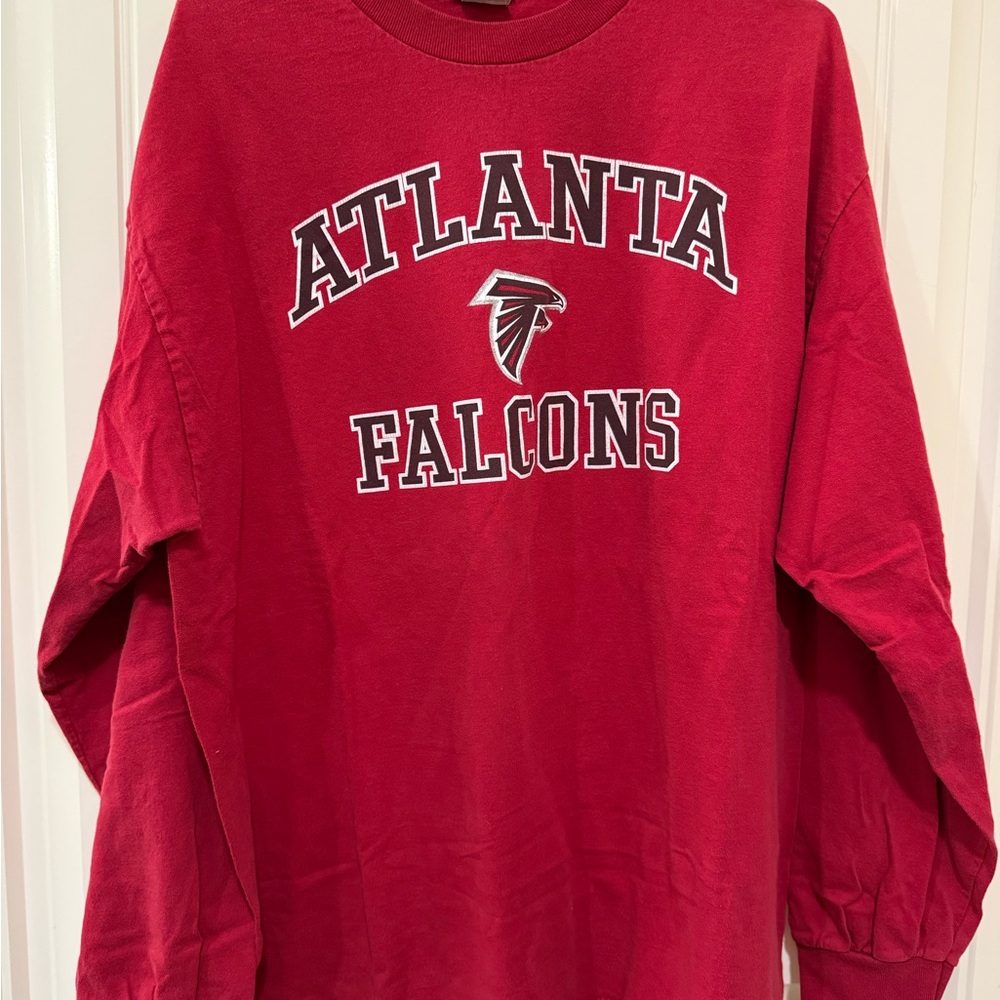 Atlanta Falcons Men’s Red Long Sleeve Shirt